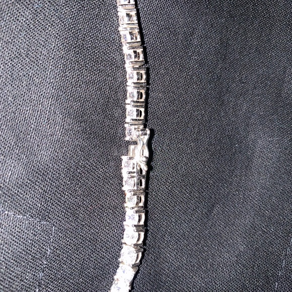 2.0mm 18in Tennis necklace, Johnny Dang & Co. (Diamond Stimulant) - Picture 2 of 5